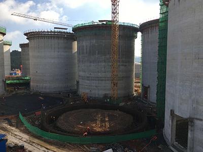 Shallow round warehouse slipform